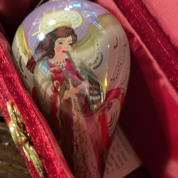 Pier 1 Li Bien Hand Painted Glass Ornament - Picture 8 of 8